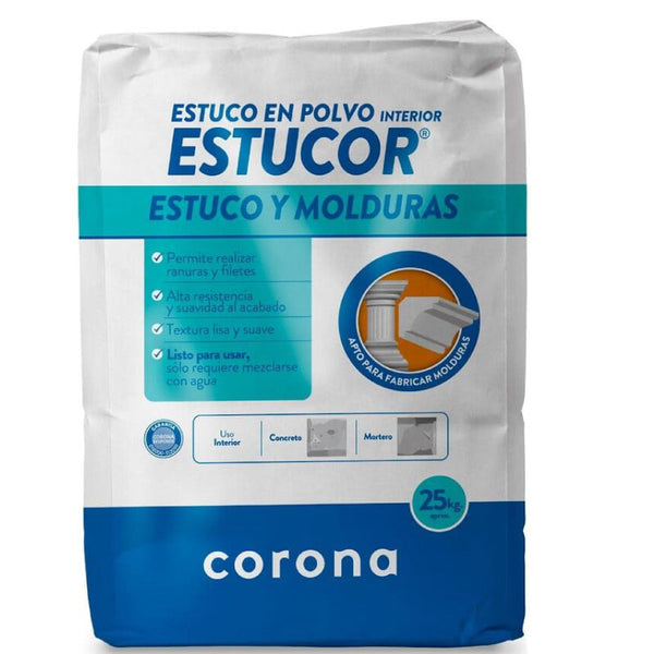 ESTUCOR BLANCO 25 KILOS